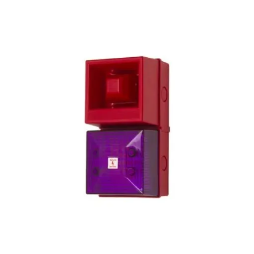 Clifford & Snell YL40 Series Magenta Sounder Beacon, 115 V ac, IP65, Base-mounted, 108dB at 1 Metre - 245203 product image