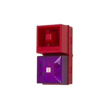 Clifford & Snell YL40 Series Magenta Sounder Beacon, 230 V ac, IP65, Base-mounted, 108dB at 1 Metre - 245211 product image