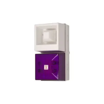 Clifford & Snell YL40 Series Magenta Sounder Beacon, 48 V dc, IP65, Base-mounted, 108dB at 1 Metre - 245245 product image