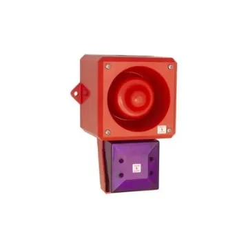 Clifford & Snell YL50 Hi Vis Series Magenta Sounder Beacon, 230 V ac, IP66, Wall or Bulkhead, 112dB at 1 Metre - 245311 product image