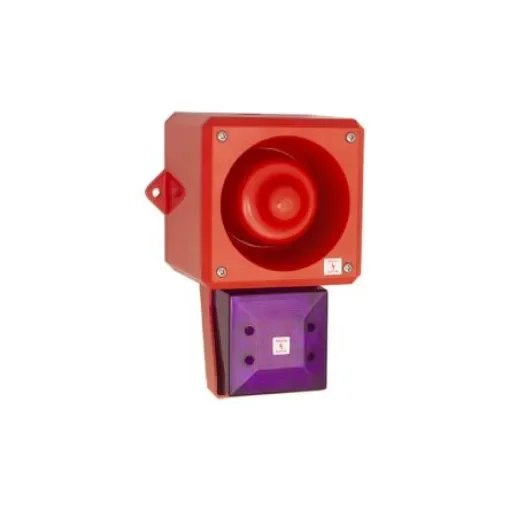 Clifford & Snell YL50 Hi Vis Series Magenta Sounder Beacon, 24 V dc, IP66, Wall or Bulkhead, 112dB at 1 Metre - 245319 product image