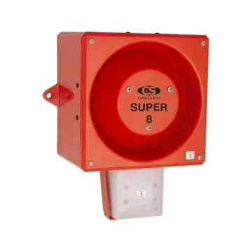 Clifford & Snell YL80 Hi Vis Series Opal Sounder Beacon, 115 V ac, IP66, Wall or Bulkhead, 120dB at 1 Metre - 245389 product image