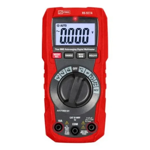 RS PRO RS-927A Handheld Digital Digital Multimeter, True RMS, 10A ac Max, 10A dc Max, 600V ac Max - 2647228 product image