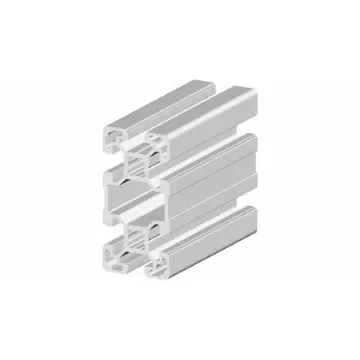RS PRO Silver Aluminium, Anodized Profile Strut, 40 x 80 mm, 10mm Groove, 2m Length - 2647842 product image