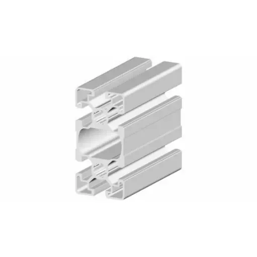 RS PRO Silver Aluminium, Anodized Profile Strut, 45 x 90 mm, 10mm Groove, 3m Length - 2647850 product image
