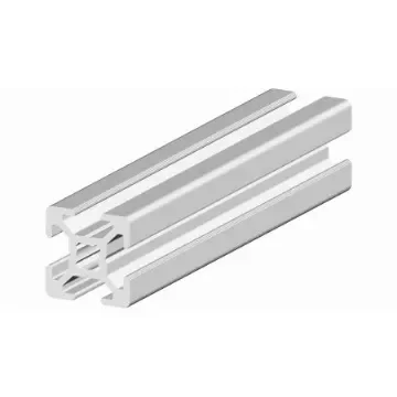 RS PRO Silver Aluminium, Anodized Profile Strut, 20 x 20 mm, 6mm Groove, 2m Length - 2647855 product image