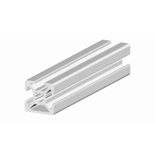 RS PRO Silver Aluminium, Anodized Profile Strut, 20 x 20 mm, 6mm Groove, 3m Length - 2647859 product image