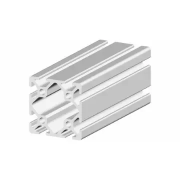 RS PRO Silver Aluminium, Anodized Profile Strut, 40 x 40 mm, 5mm Groove, 2m Length - 2647877 product image