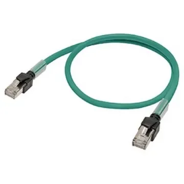 Omron, 7.5m Cat6a, Green RJ45 to RJ45, None, Terminated - XS6W-6LSZH8SS750CM-G product image