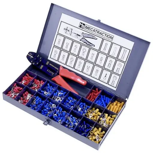 MECATRACTION Metal Electrician Box Crimp Terminal Crimp terminal Kit - COF-M product image