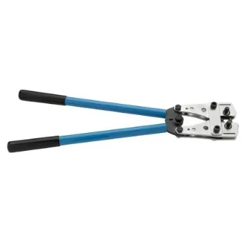 MECATRACTION Hand Operated Mechanical Crimping Tools Hand Crimp Tool for Tubular Cable Lugs - TN120HX product image