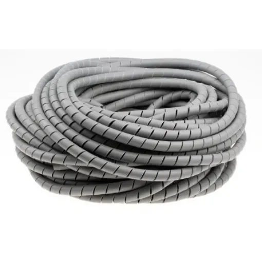 HellermannTyton Spiral Wrap, I.D 9.6mm, 19.2mm Polyolefin - 901-10018 product image