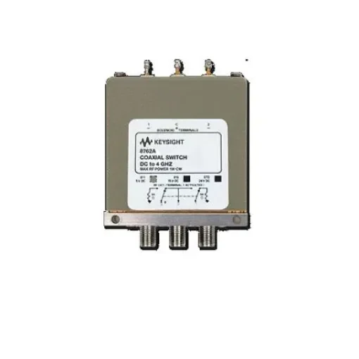 Keysight Technologies RF Switch, SPDT, Male Connector, 4GHz Max, >100dB Isolation, 30ms - 8762A product image