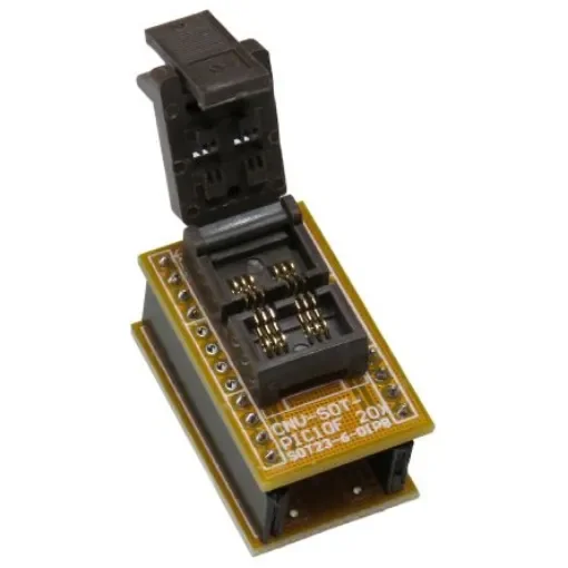 Seeit 0.95mm Pitch IC Socket Adapter, 6 Pin Female SOT23 to 8 Pin Male DIP - ADA-SOT23-6 product image