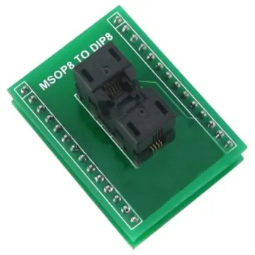 Seeit 0.65mm Pitch IC Socket Adapter, 8 Pin Female SSOP to 28 Pin Male DIP - ADA-SSOP8-118 product image
