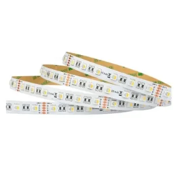 RS PRO 12V dc RGB LED Strip Light, 4000K Colour Temp, 5m Length - 2651540 product image