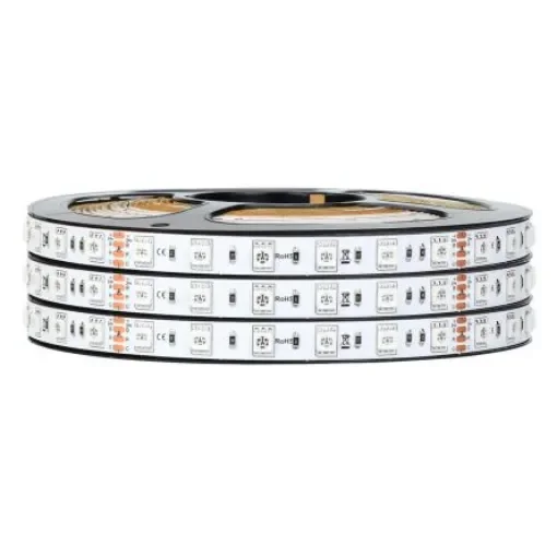 RS PRO 24V dc RGB LED Strip Light, 4000K Colour Temp, 1m Length - 2651548 product image