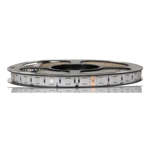 RS PRO 24V dc RGB LED Strip Light, 4000K Colour Temp, 5m Length - 2651550 product image