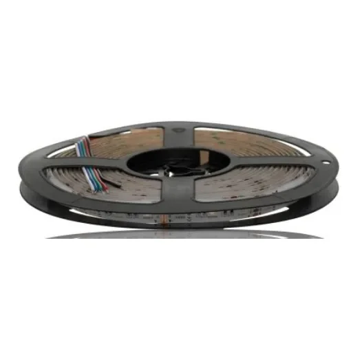RS PRO 12V dc RGB LED Strip Light, 4000K Colour Temp, 5m Length - 2651553 product image