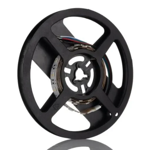 RS PRO 24V dc RGB LED Strip Light, 4000K Colour Temp, 1m Length - 2651554 product image