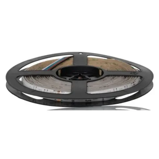 RS PRO 24V dc RGB LED Strip Light, 4000K Colour Temp, 5m Length - 2651556 product image