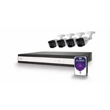 ABUS Indoor, Outdoor IR CCTV Surveillance Kit, IP - TVVR33842T product image