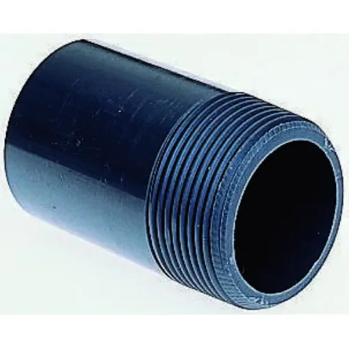 Georg Fischer Plastic Pipe Fitting, Straight Threaded Nipple, R 3in 3in - 729913913 product image