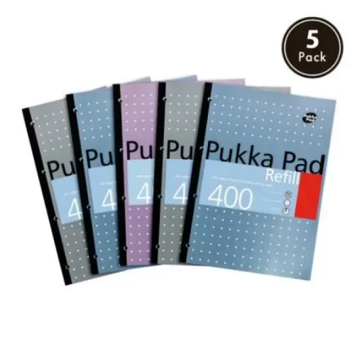 Pukka Pads A4 Adhesive Lower Notepad Ruled Sheets - REF400 product image