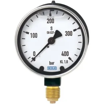 WIKA G 1/8 Analogue Pressure Gauge 400bar Bottom Entry 63mm Outside Diameter - 48757273 product image