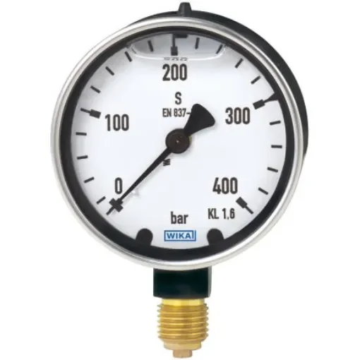 WIKA G 1/4 Analogue Pressure Gauge 6bar Bottom Entry 63mm Outside Diameter - 9931023 product image