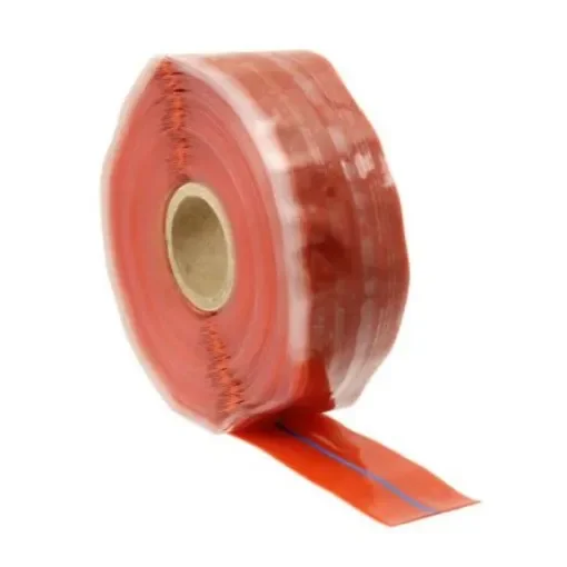 TE Connectivity Red Silicone Rubber Electrical Tape, 25.4mm x 10.97m - 608036-1 product image