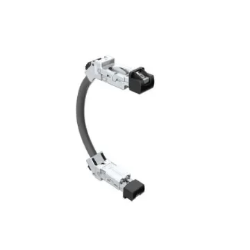 Amphenol Communications Solutions, 500mm Cat6a, Black RJ45 to Male RJ45 Male, Terminated Thermoplastic Sheath - DRPC215001140 product image