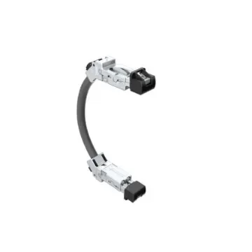 Amphenol Communications Solutions, 1m Cat6a, Black RJ45 to Male RJ45 Male, Terminated Thermoplastic Sheath - DRPC21A001140 product image