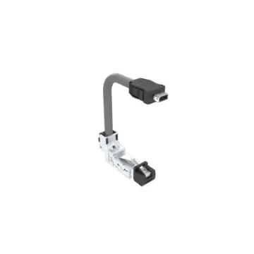 Amphenol Communications Solutions, 1m Cat6a, Grey RJ45 to Male ix Industrial Male, Shielded, Terminated Thermoplastic - DRPC61A005A40 product image