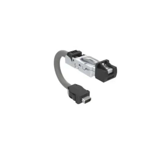 Amphenol Communications Solutions, 1m Cat6a, Grey RJ45 to Male ix Industrial Male, Shielded, Terminated Thermoplastic - DRPC61A009A40 product image