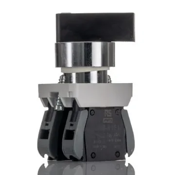 RS PRO Knob Selector Switch - (1NO) 30mm Cutout Diameter, Illuminated 3 Positions - 2657655 product image