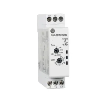 Allen Bradley 700-FEB Series DIN Rail Mount Timer Relay, 2-Contact, 0.1 to 10h, SPDT - 700-FEB6TU23 product image