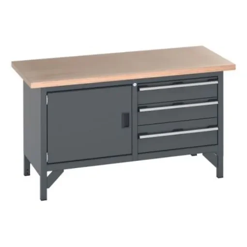 Bott Steel Workbench, 600kg Max Load x 1500mm x 750mm - 41002025.77V product image