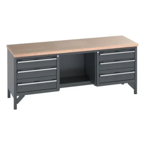 Bott Steel Workbench, 600kg Max Load x 2000mm x 750mm - 41002073.77V product image