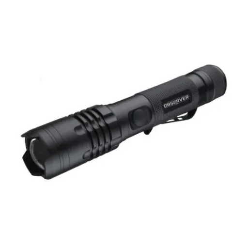 Observer Tools LED Torch Black - Rechargeable 1200 lm, 174 mm - FL1000 product image