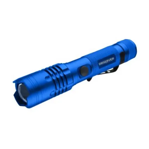 Observer Tools LED Torch Blue - Rechargeable 1200 lm, 174 mm - FL1000-B product image