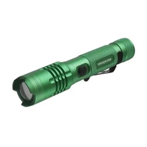 Observer Tools LED Torch Green - Rechargeable 1200 lm, 174 mm - FL1000-G product image