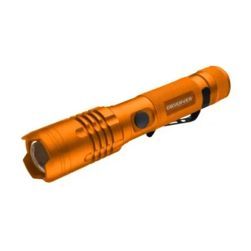 Observer Tools LED Torch Orange - Rechargeable 1200 lm, 174 mm - FL1000-O product image