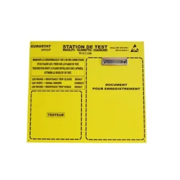 EUROSTAT Wrist & Foot ESD Grounding Wrist Strap & Cord Set - 61-200-0104 product image