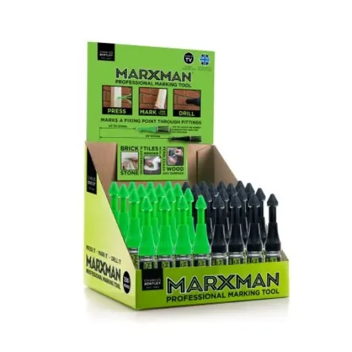 Marxman Black, Green Marker Pen - MARXMANCDU30MIX product image