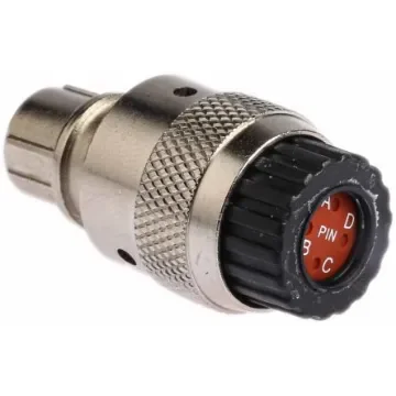 ITT Cannon Circular Connector, 4 Contacts, Cable Mount, Plug, Male, IP67, Trident Neptune Metal Series - TNM6S10-0004P1L / 192993-0011 product image