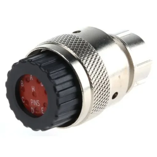 ITT Cannon Circular Connector, 8 Contacts, Cable Mount, Plug, Male, IP67, Trident Neptune Metal Series - TNM6S12-0008P1L / 192993-0012 product image
