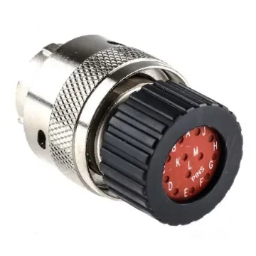 ITT Cannon Circular Connector, 12 Contacts, Cable Mount, Plug, Male, IP67, Trident Neptune Metal Series - TNM6S14-0012P1L / 192993-0013 product image