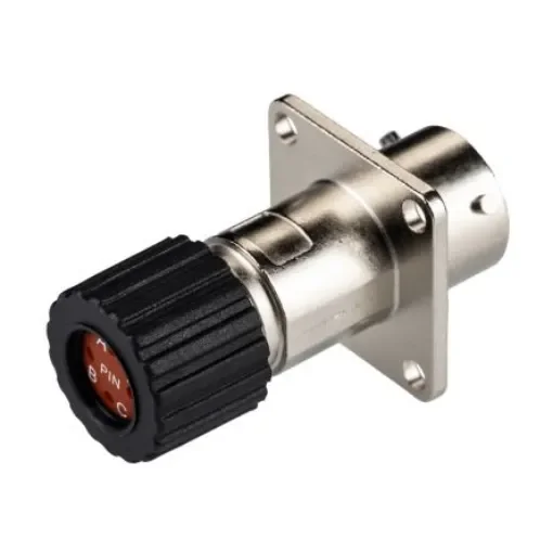 ITT Cannon Circular Connector, 4 Contacts, Panel Mount, Socket, Male, IP67, Trident Neptune Metal Series - TNM0S10-0004P1L / 192993-0071 product image