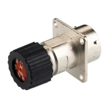 ITT Cannon Circular Connector, 8 Contacts, Panel Mount, Socket, Male, IP67, Trident Neptune Metal Series - TNM0S12-0008P1L / 192993-0072 product image